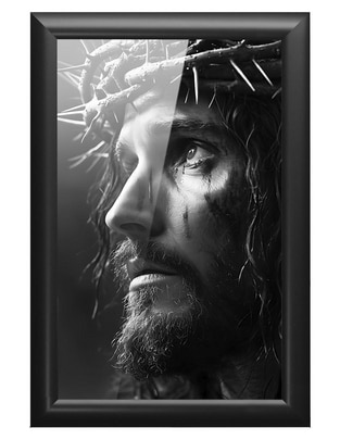 Cuadro decorativo Pixelarte Religión