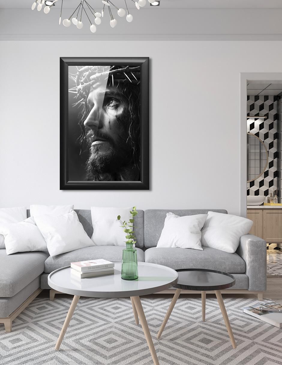 Cuadro decorativo Pixelarte Religión
