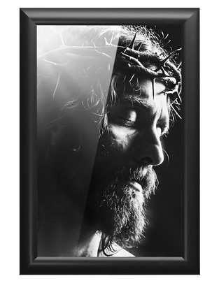 Cuadro decorativo Pixelarte Religión