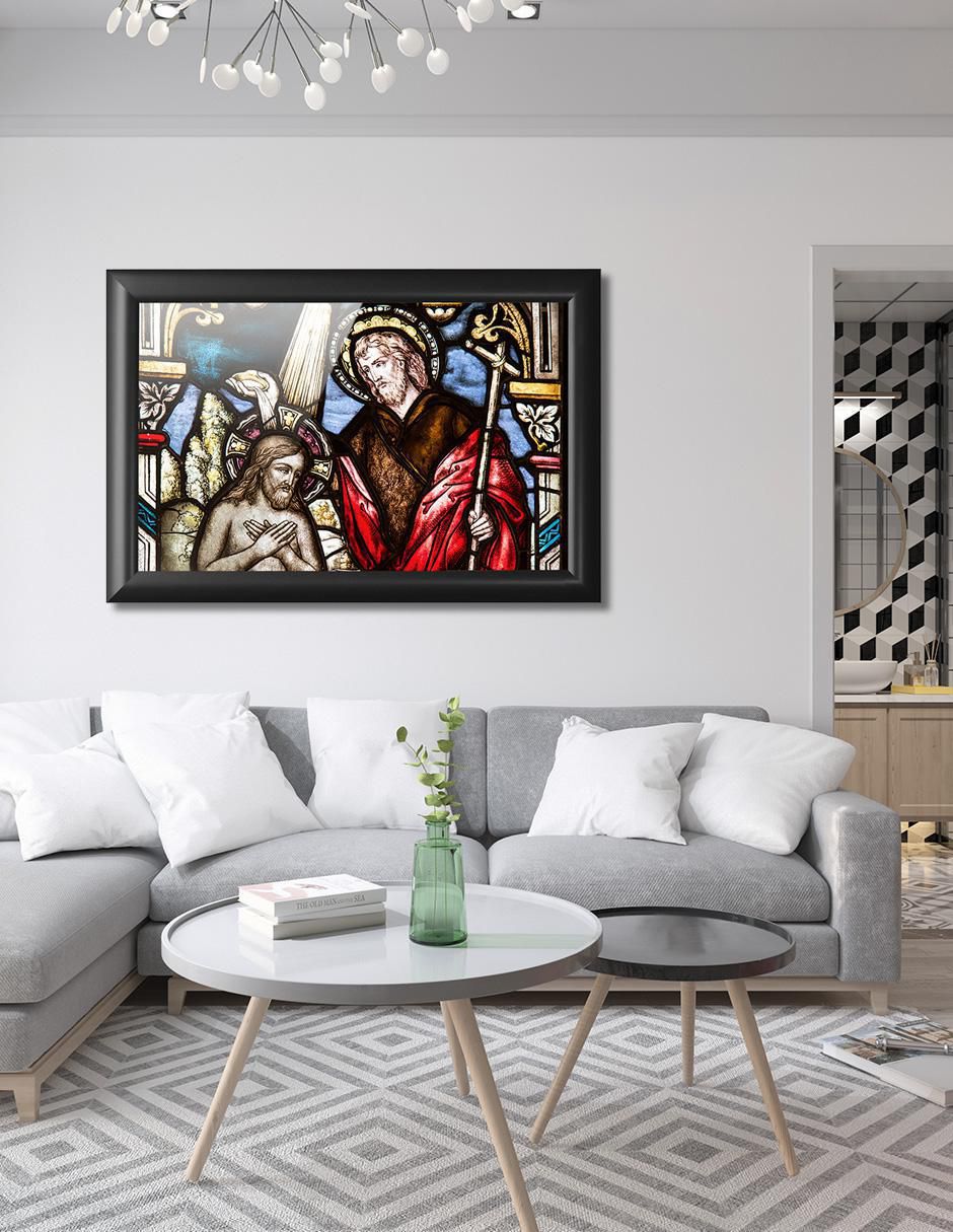 Cuadro decorativo Pixelarte Religión