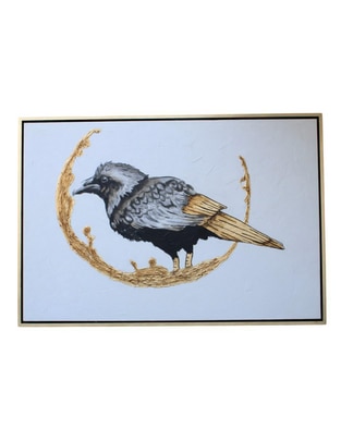 Cuadro decorativo gold bird 1
