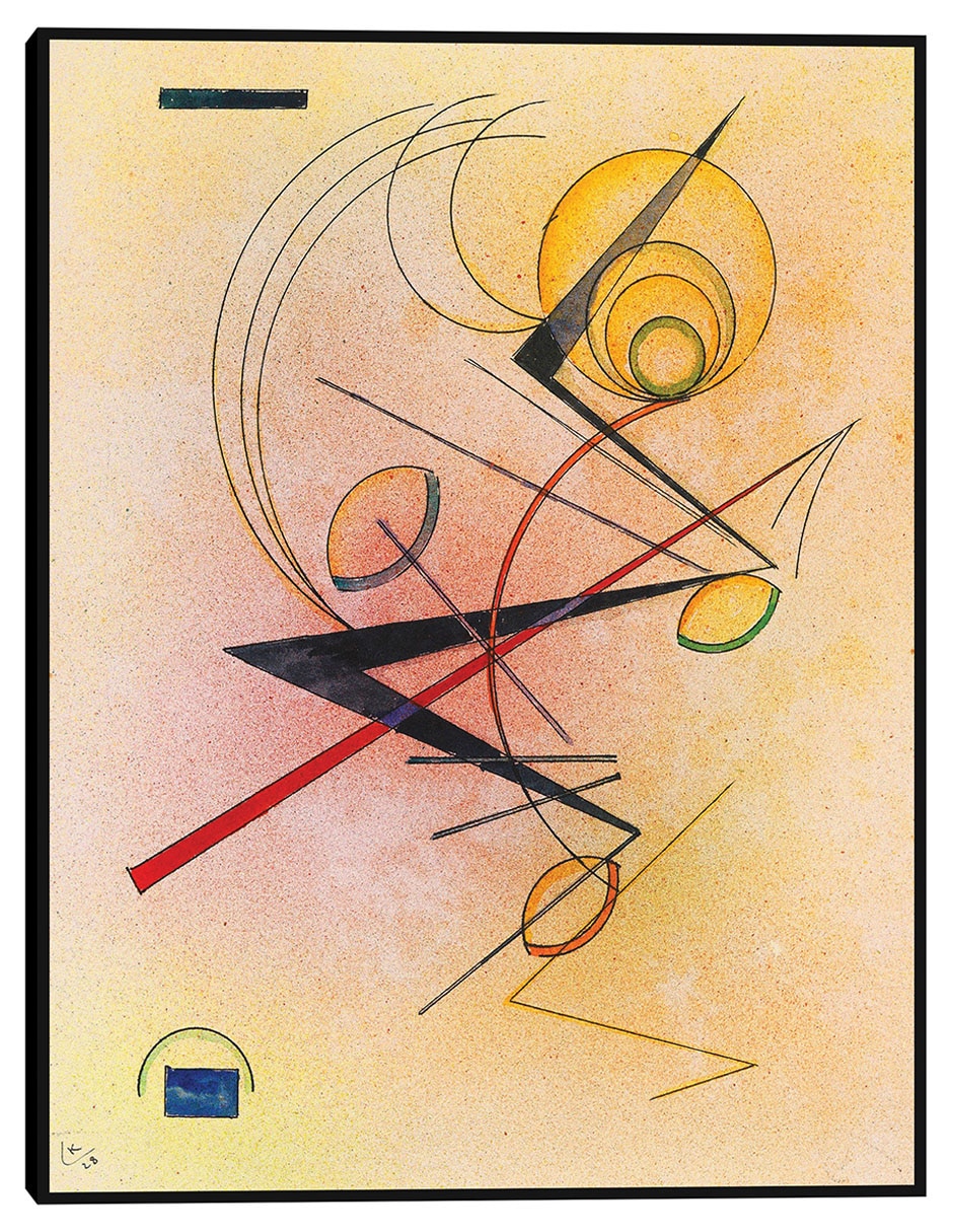 Cuadro decorativo Pequeños cálidos (1928) técnica mixta Colores