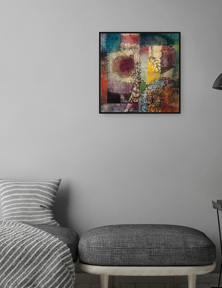Cuadro decorativo técnica mixta Formas 4