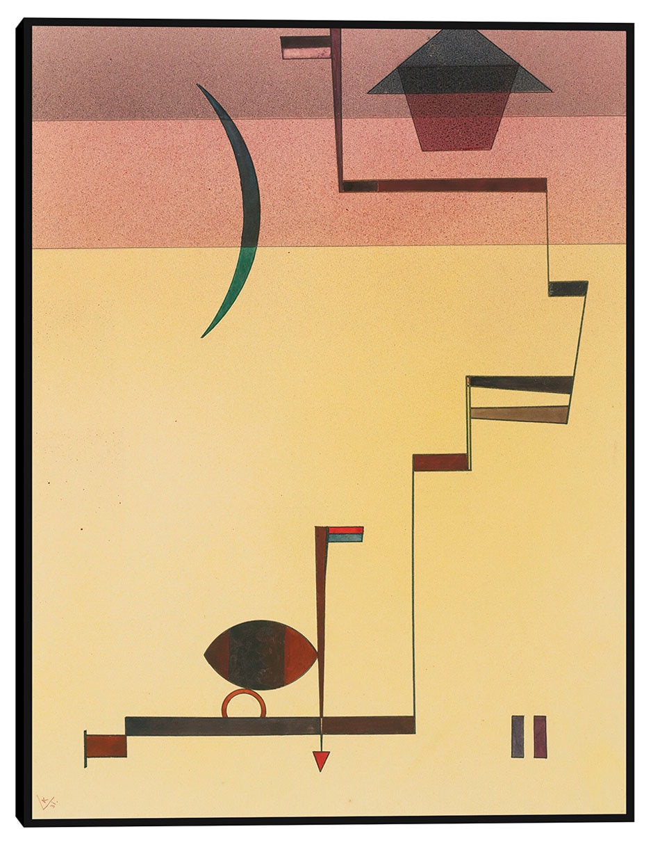 Cuadro decorativo Eckig (Angular) (1931) técnica mixta Colores Cuadro decorativo Eckig (Angular) (1931) técnica mixta Colores