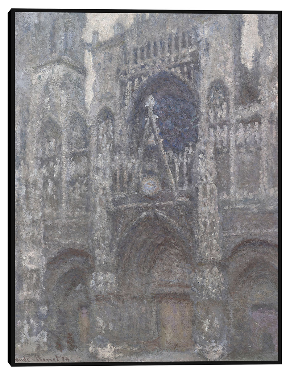 Cuadro decorativo La Catedral de Ruán. El portal, Tiempo gris (1892) técnica mixta Arquitectura Cuadro decorativo La Catedral de Ruán. El portal, Tiempo gris (1892) técnica mixta Arquitectura
