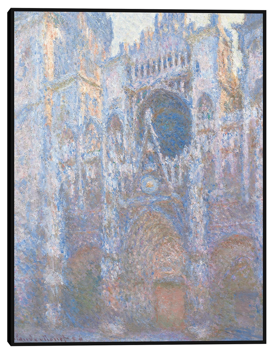 Cuadro decorativo Catedral de Rouen, fachada oeste (1894) técnica mixta Arquitectura Cuadro decorativo Catedral de Rouen, fachada oeste (1894) técnica mixta Arquitectura