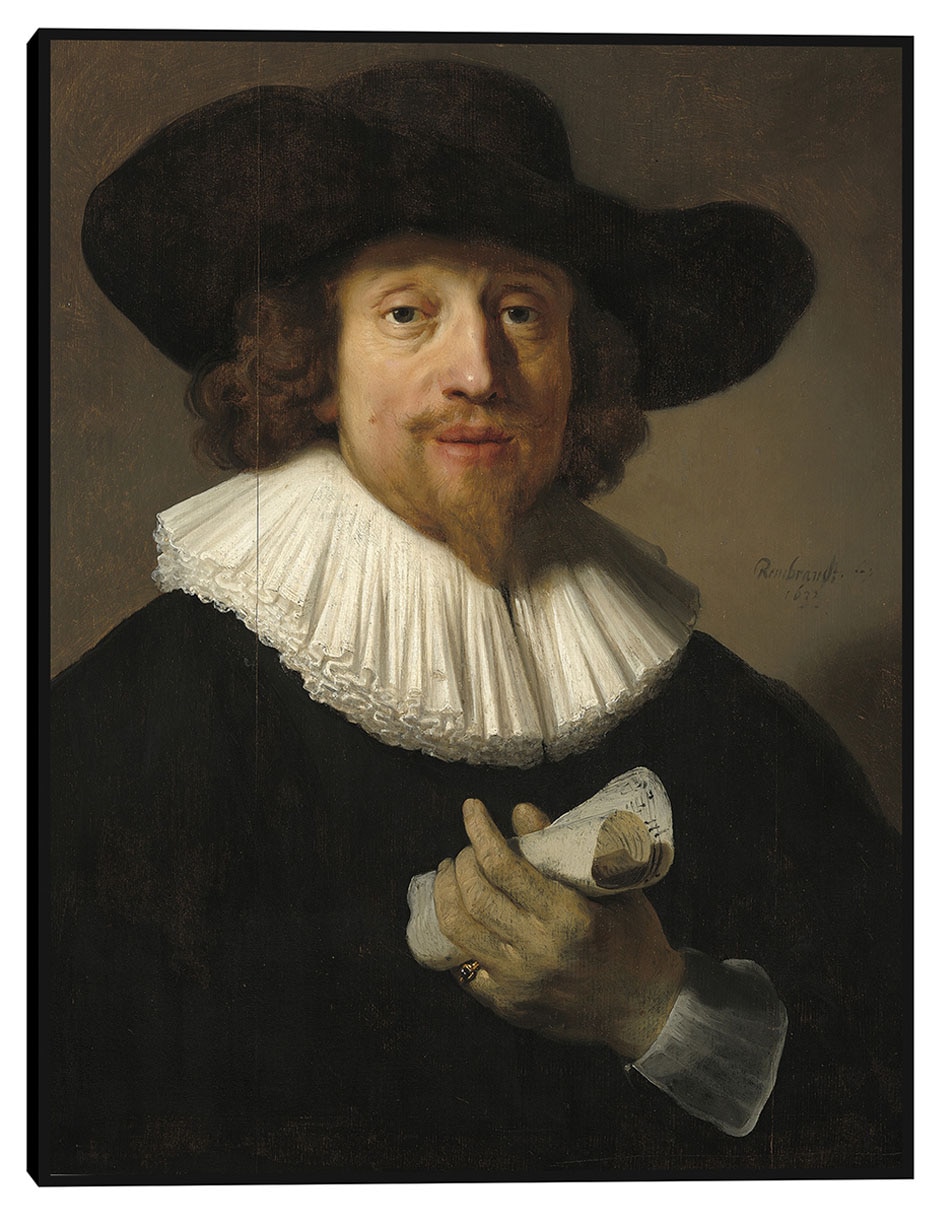 Cuadro decorativo Hombre con una partitura (1633) técnica mixta Colores Cuadro decorativo Hombre con una partitura (1633) técnica mixta Colores