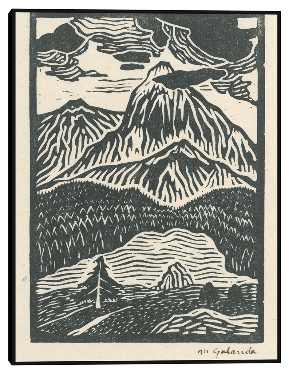 Cuadro decorativo Otoño II (1924) técnica mixta Formas 1