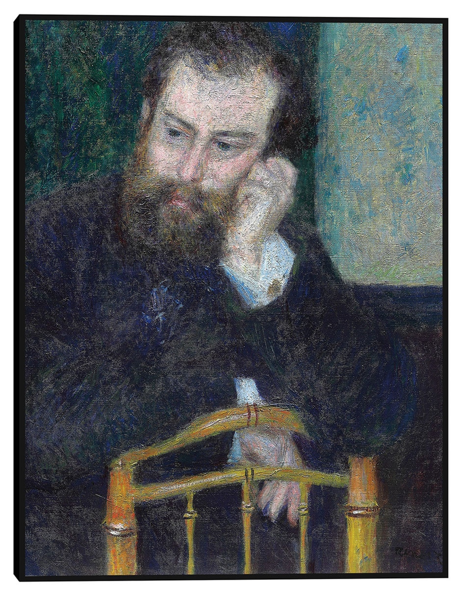 Cuadro decorativo Alfred Sisley (1876) técnica mixta Retratos