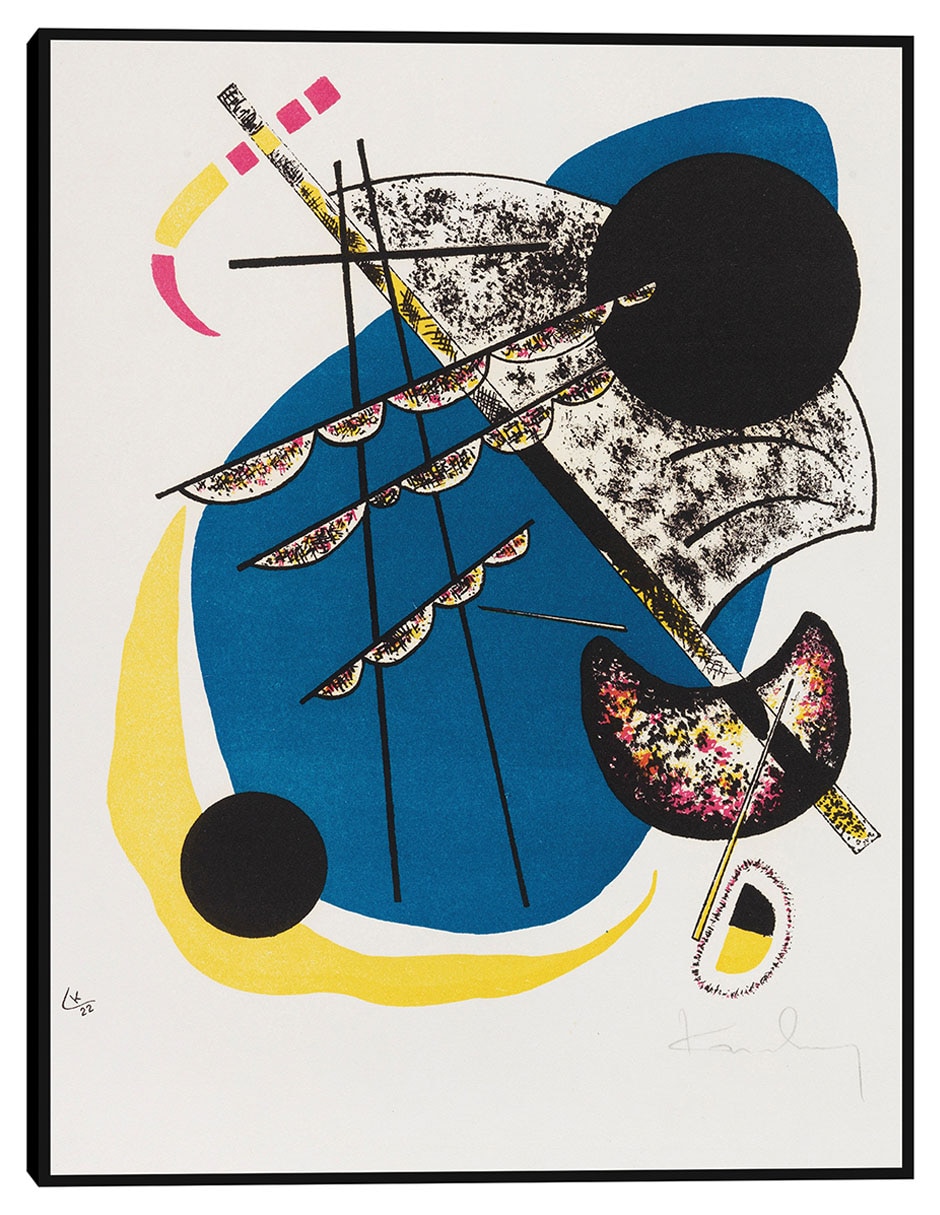 Cuadro decorativo Pequeños mundos II (1922) técnica mixta Colores