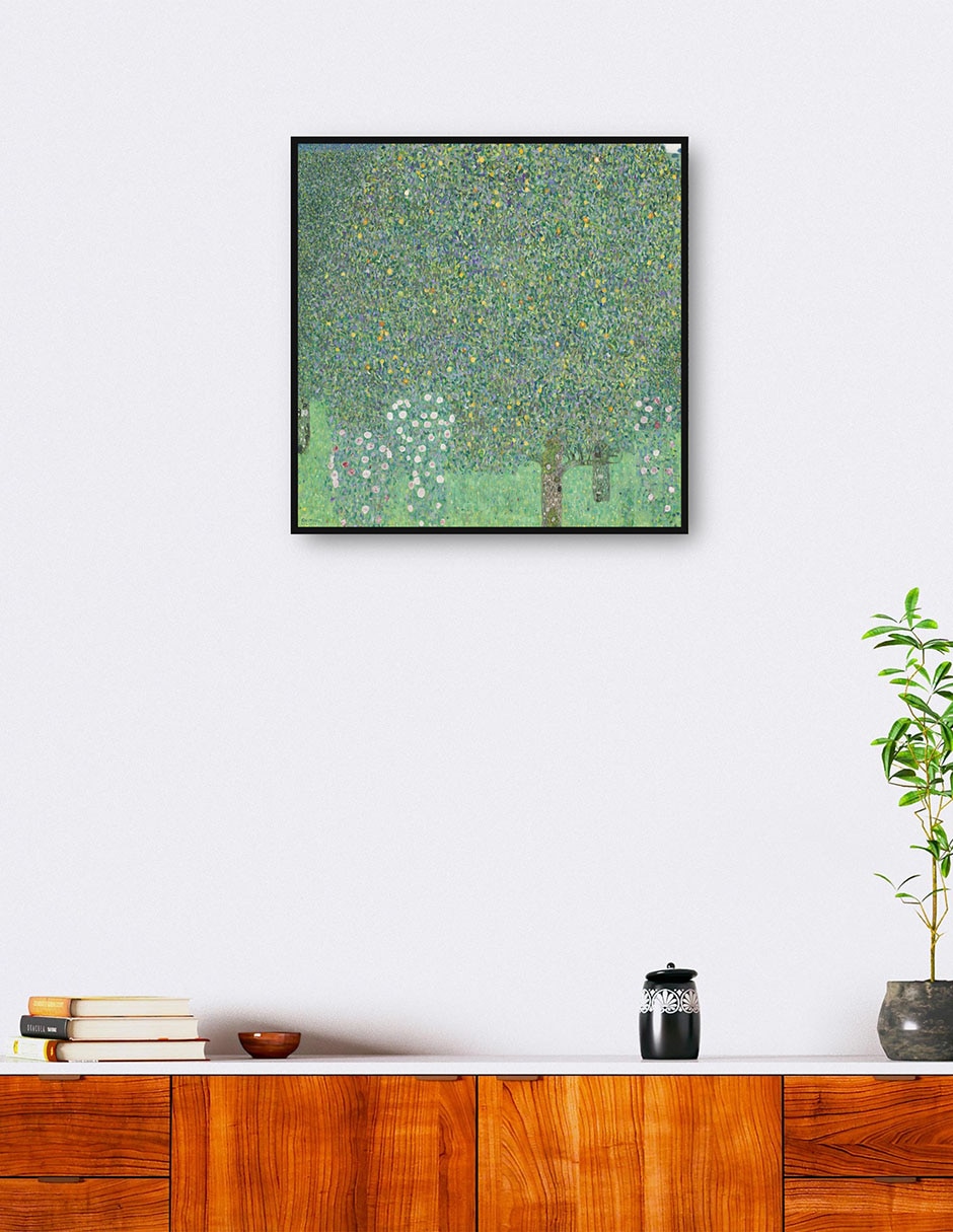Cuadro decorativo Rosales bajo los árboles técnica mixta Bosques 4