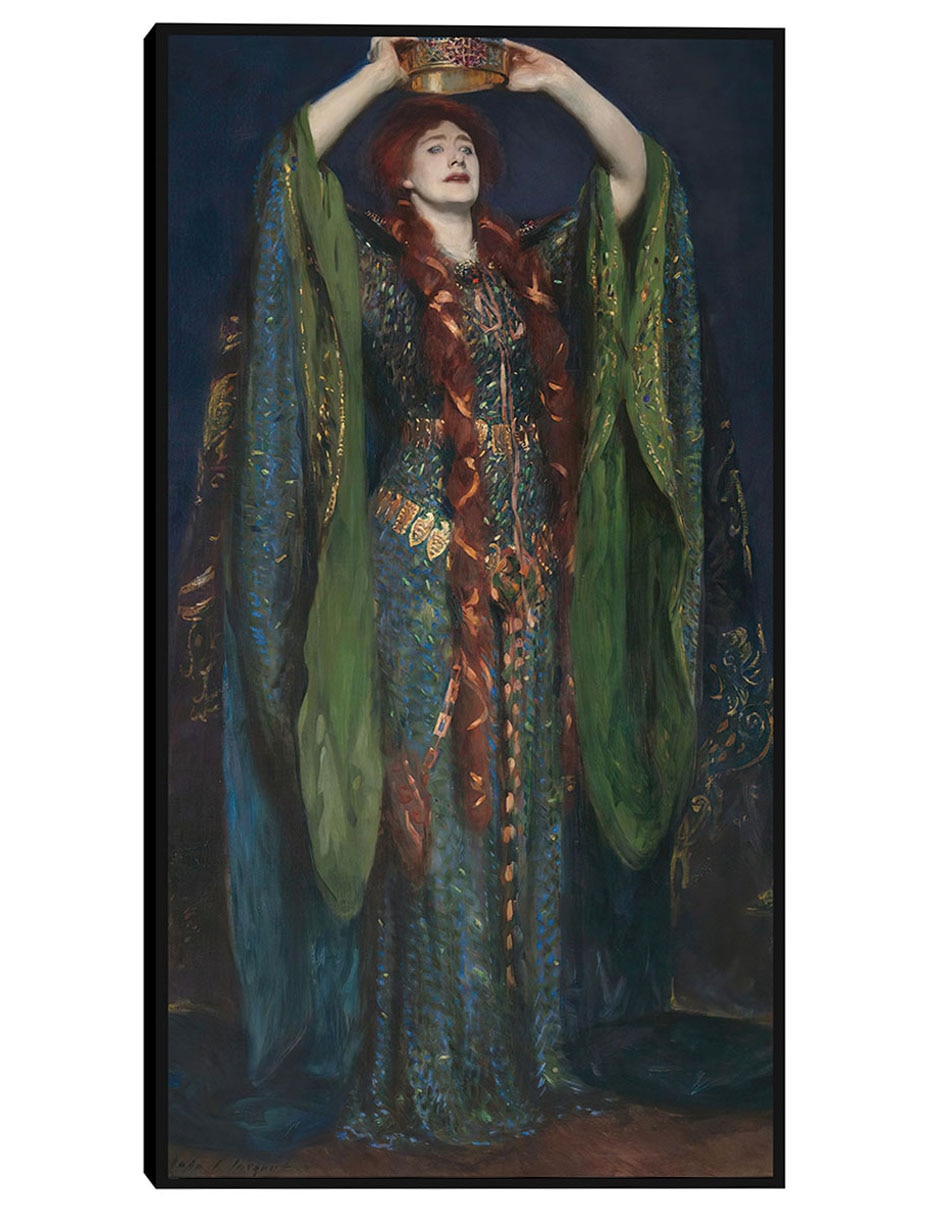 Cuadro decorativo Ellen Terry como Lady Macbeth (1889) técnica mixta Colores Cuadro decorativo Ellen Terry como Lady Macbeth (1889) técnica mixta Colores