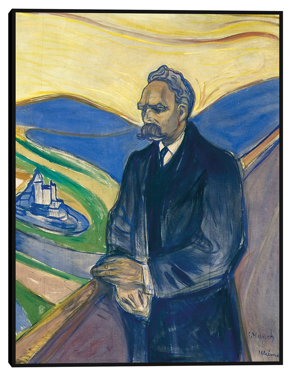 Cuadro decorativo Federico Nietzsche (1906) técnica mixta Retratos Cuadro decorativo Federico Nietzsche (1906) técnica mixta Retratos
