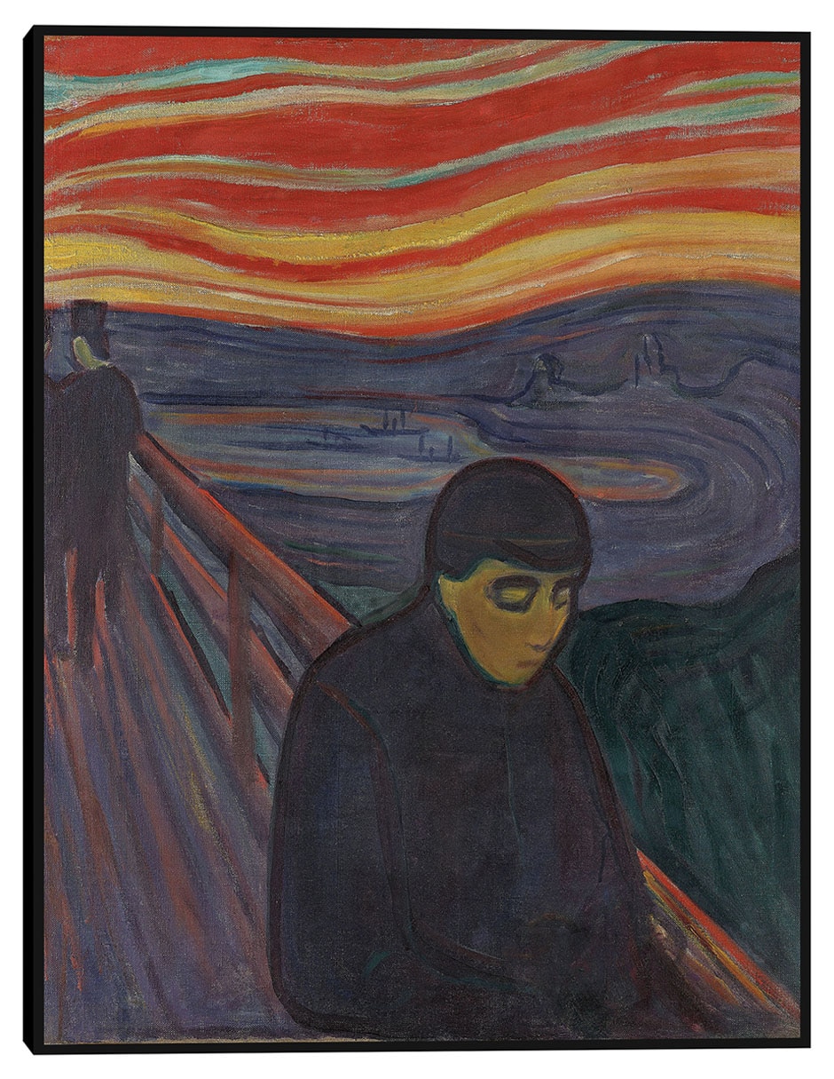 Cuadro decorativo Desesperación (1894) técnica mixta Gente 1
