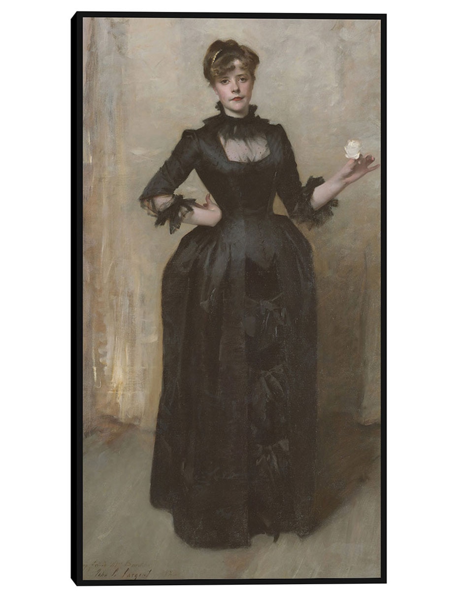 Cuadro decorativo La dama de la rosa (Charlotte Louise Burckhardt) (1882) técnica mixta Colores Cuadro decorativo La dama de la rosa (Charlotte Louise Burckhardt) (1882) técnica mixta Colores