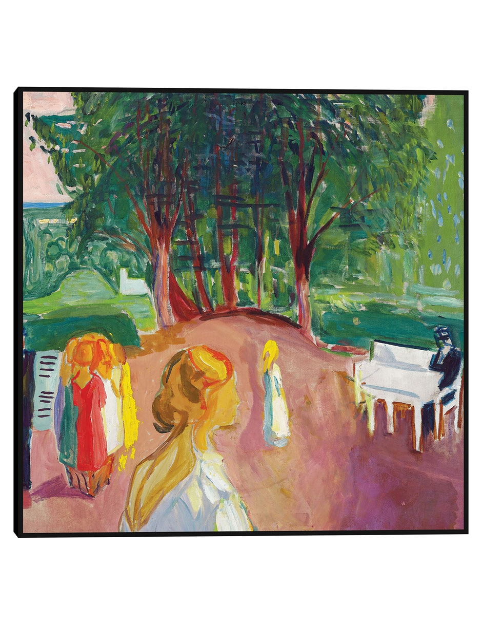 Cuadro decorativo Coqueteando en el parque (1942) técnica mixta Gente Cuadro decorativo Coqueteando en el parque (1942) técnica mixta Gente