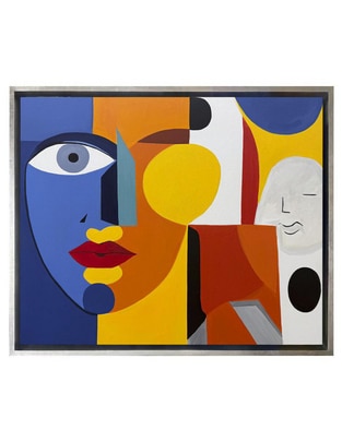 Pintura Caras Vemos técnica acrílico Faces