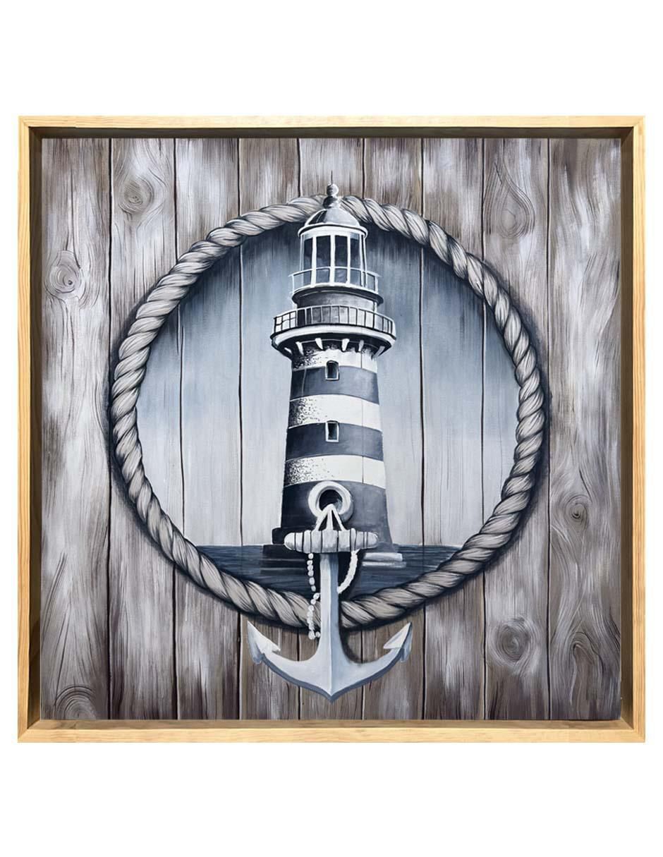 Pintura Faro técnica acrílico Pintura Faro técnica acrílico