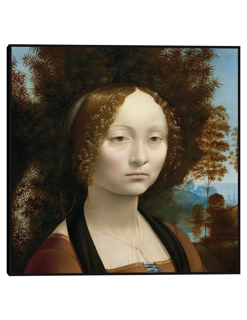 Cuadro decorativo Ginevra de' Benci [anverso], c. (1474-1478) técnica mixta Gente