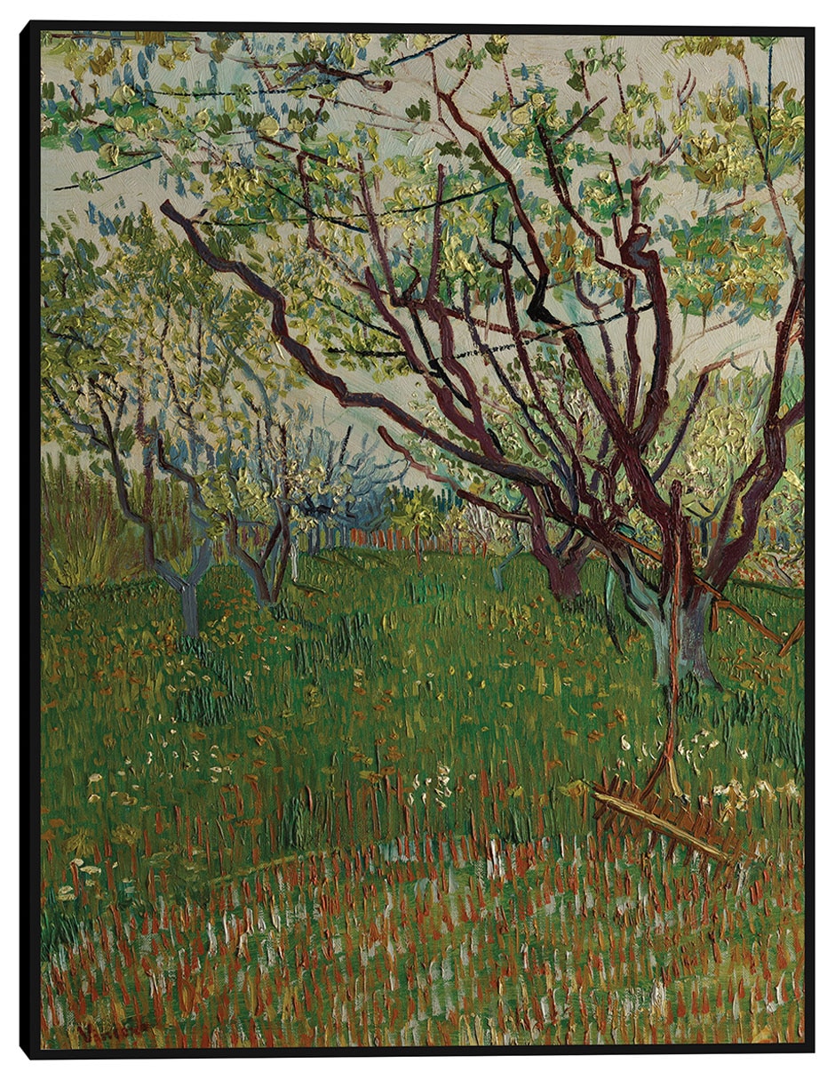 Cuadro decorativo El Huerto Floreciente (1888) técnica mixta Inspiración Cuadro decorativo El Huerto Floreciente (1888) técnica mixta Inspiración