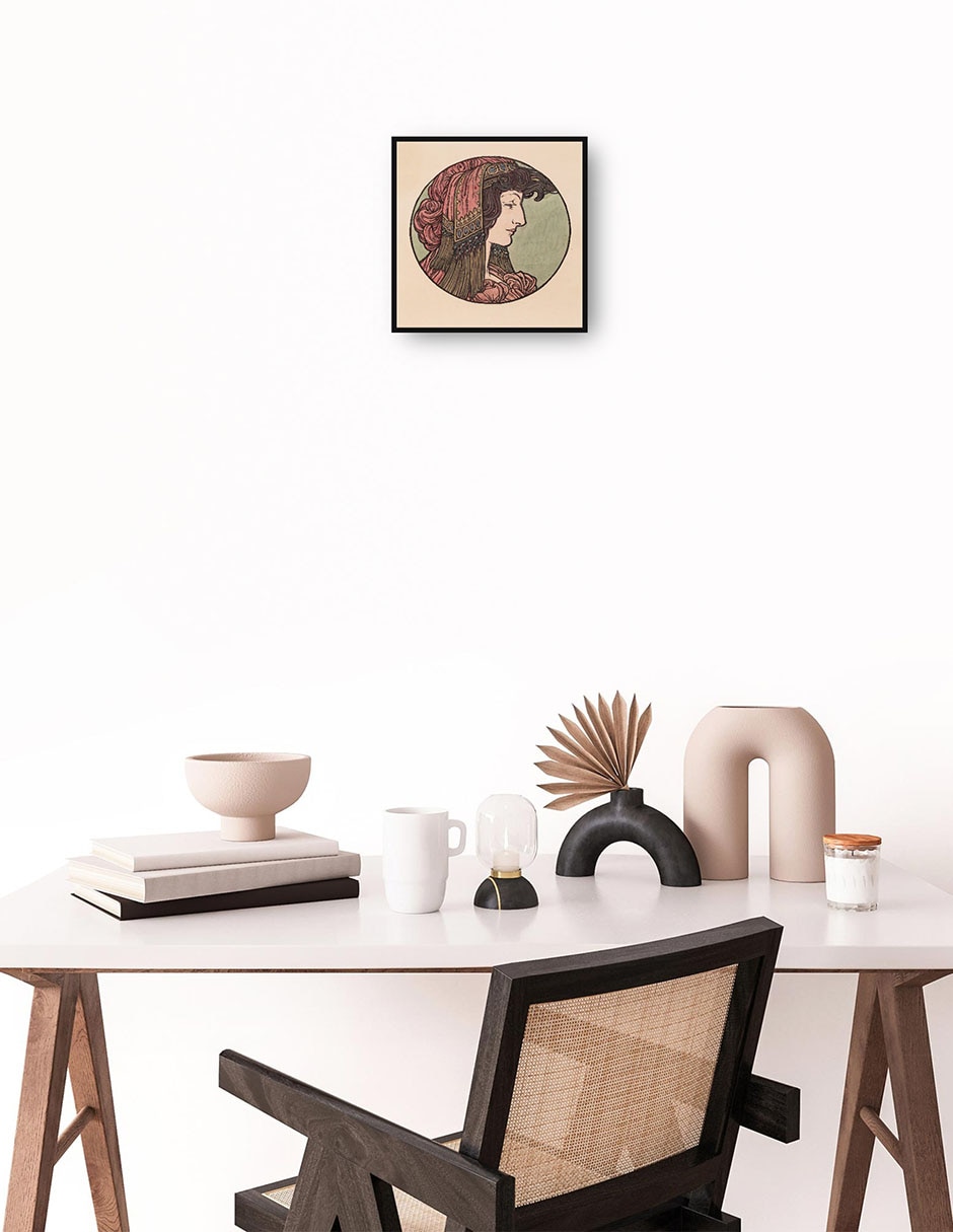 Cuadro decorativo Vidriera para la fachada de la boutique Fouquet V técnica mixta Obras 4