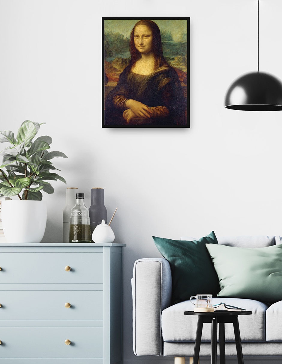 Cuadro decorativo Mona Lisa (1503-1506) técnica mixta Gente 4