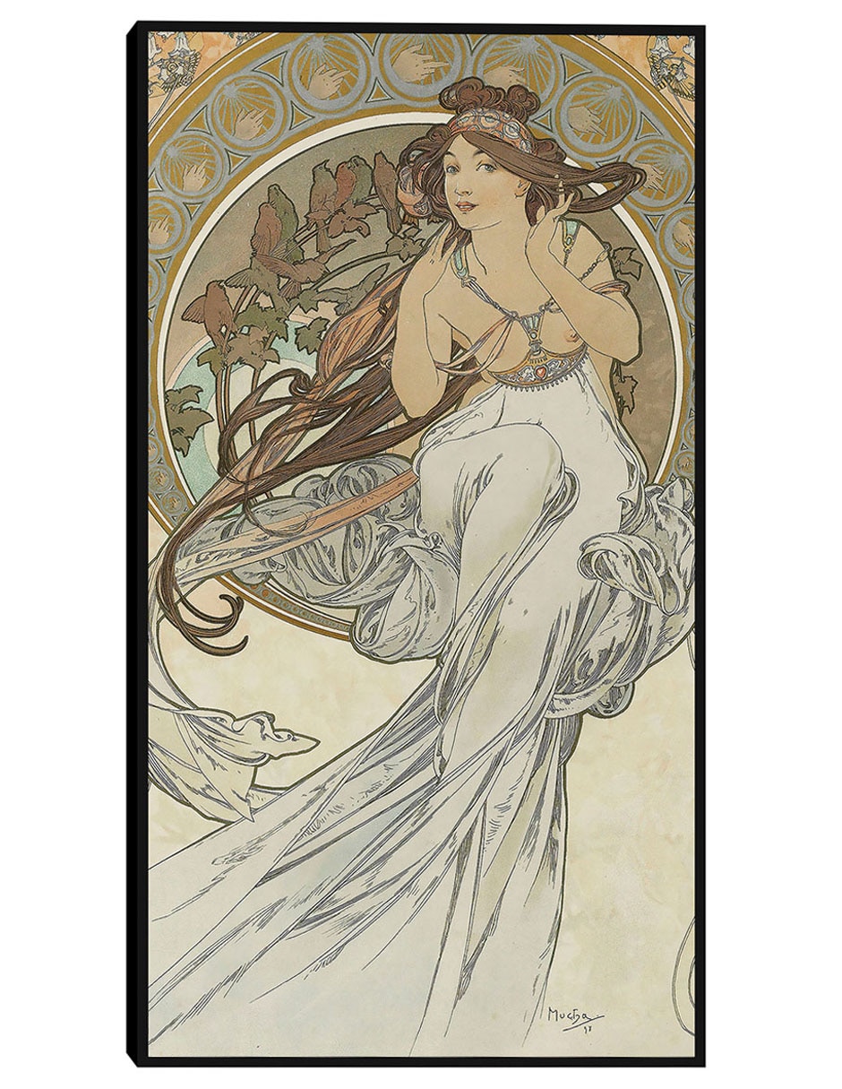 Cuadro decorativo Las Artes 1 (1898) técnica mixta Obras Cuadro decorativo Las Artes 1 (1898) técnica mixta Obras
