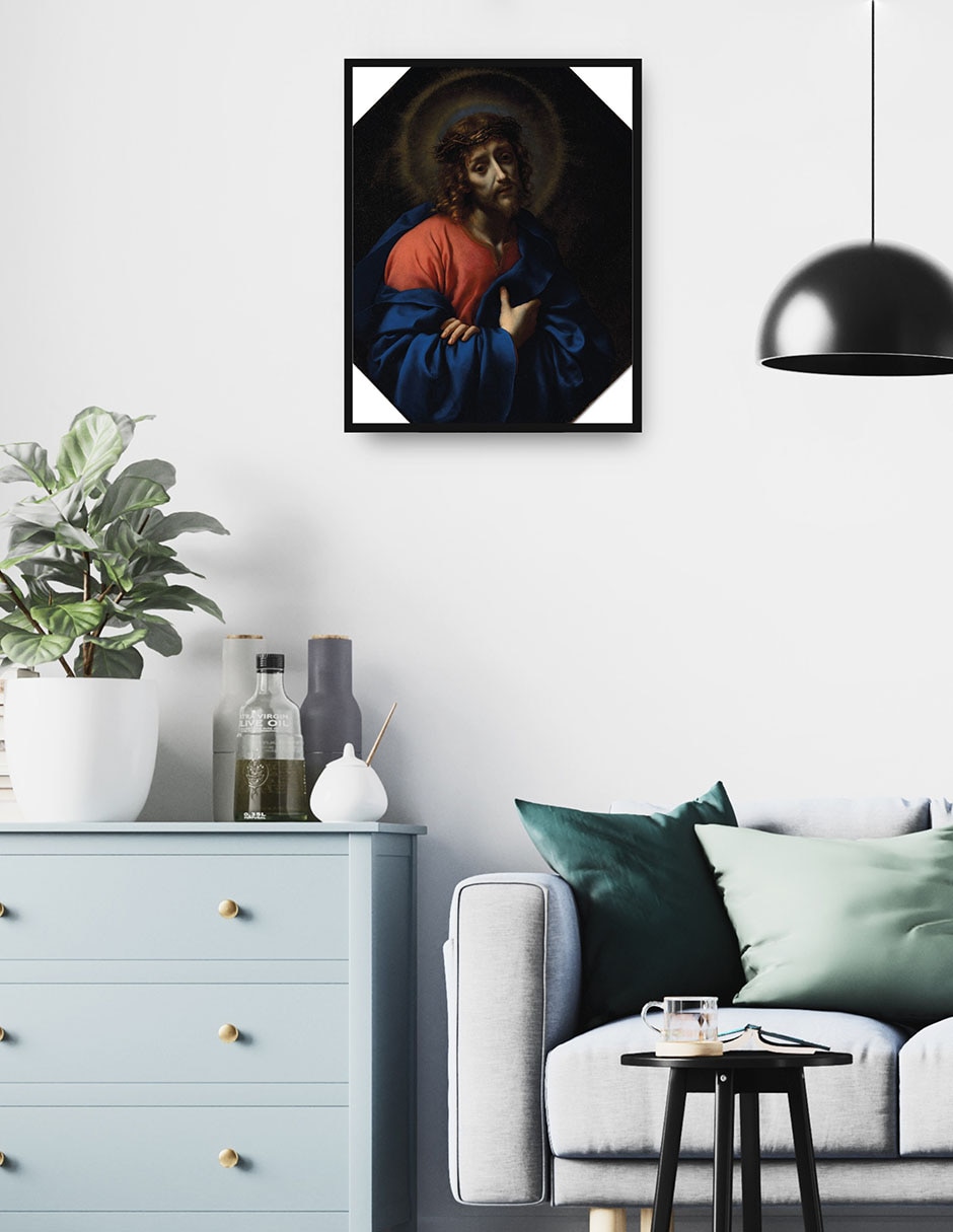 Cuadro decorativo Ecce Homo - He aquí el hombre - Jesús técnica mixta Figuras Celestiales 4