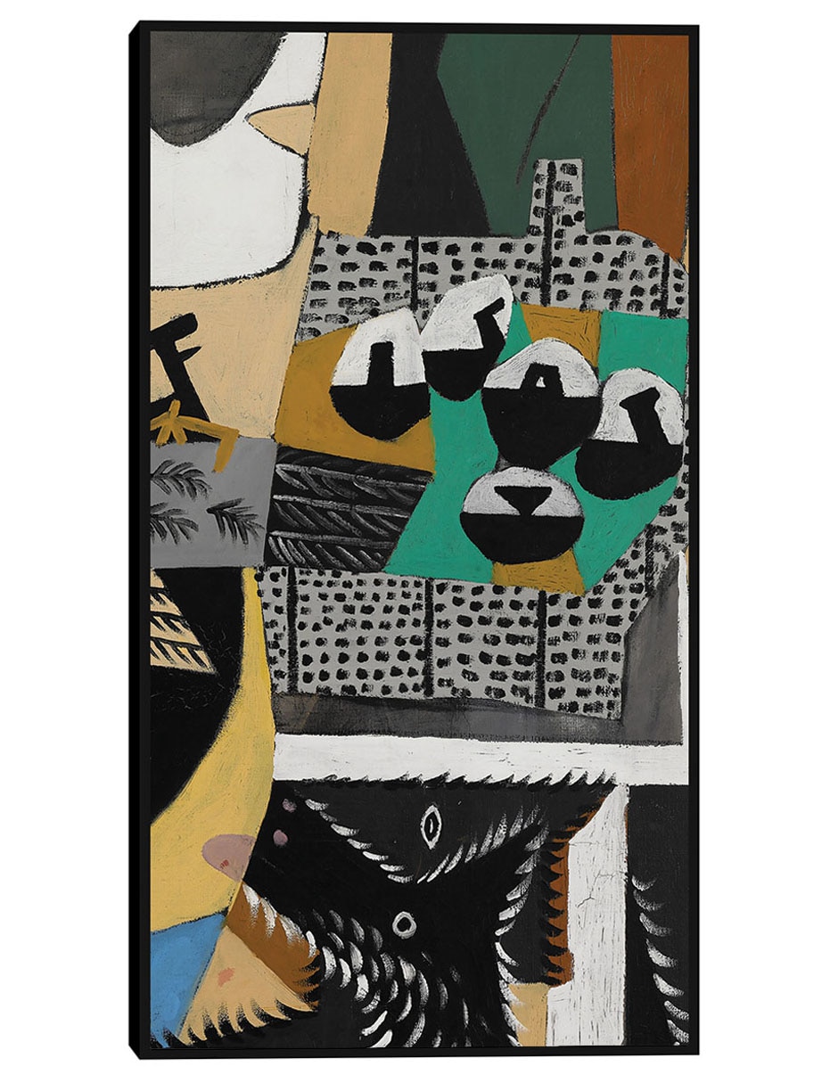 Cuadro decorativo Perro Y Gallo (1921) técnica mixta Formas Cuadro decorativo Perro Y Gallo (1921) técnica mixta Formas