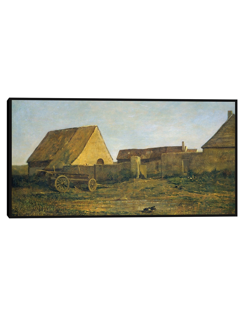 Cuadro decorativo La Granja 1855 técnica mixta Campos Cuadro decorativo La Granja 1855 técnica mixta Campos