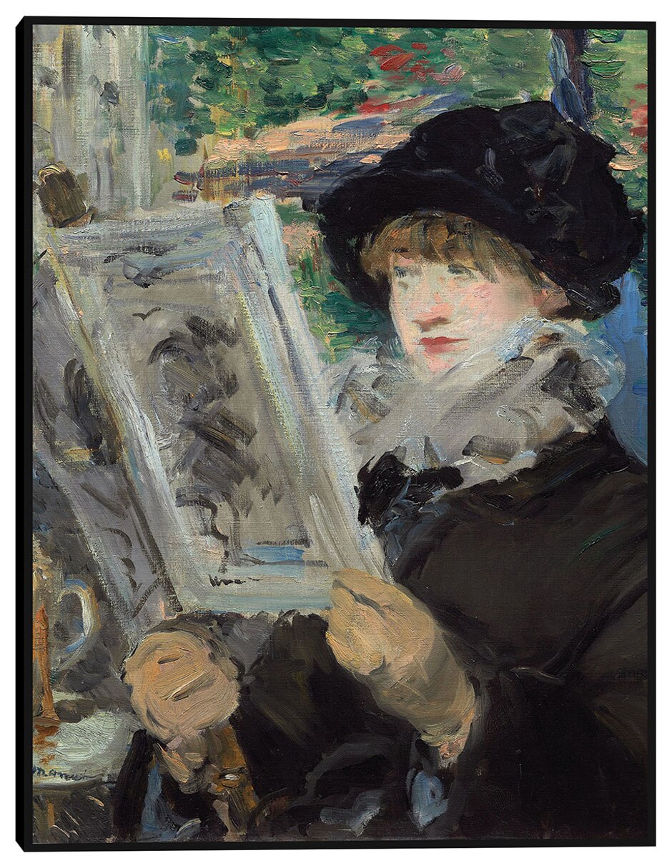Cuadro decorativo Mujer leyendo (1880) técnica mixta Gente Cuadro decorativo Mujer leyendo (1880) técnica mixta Gente