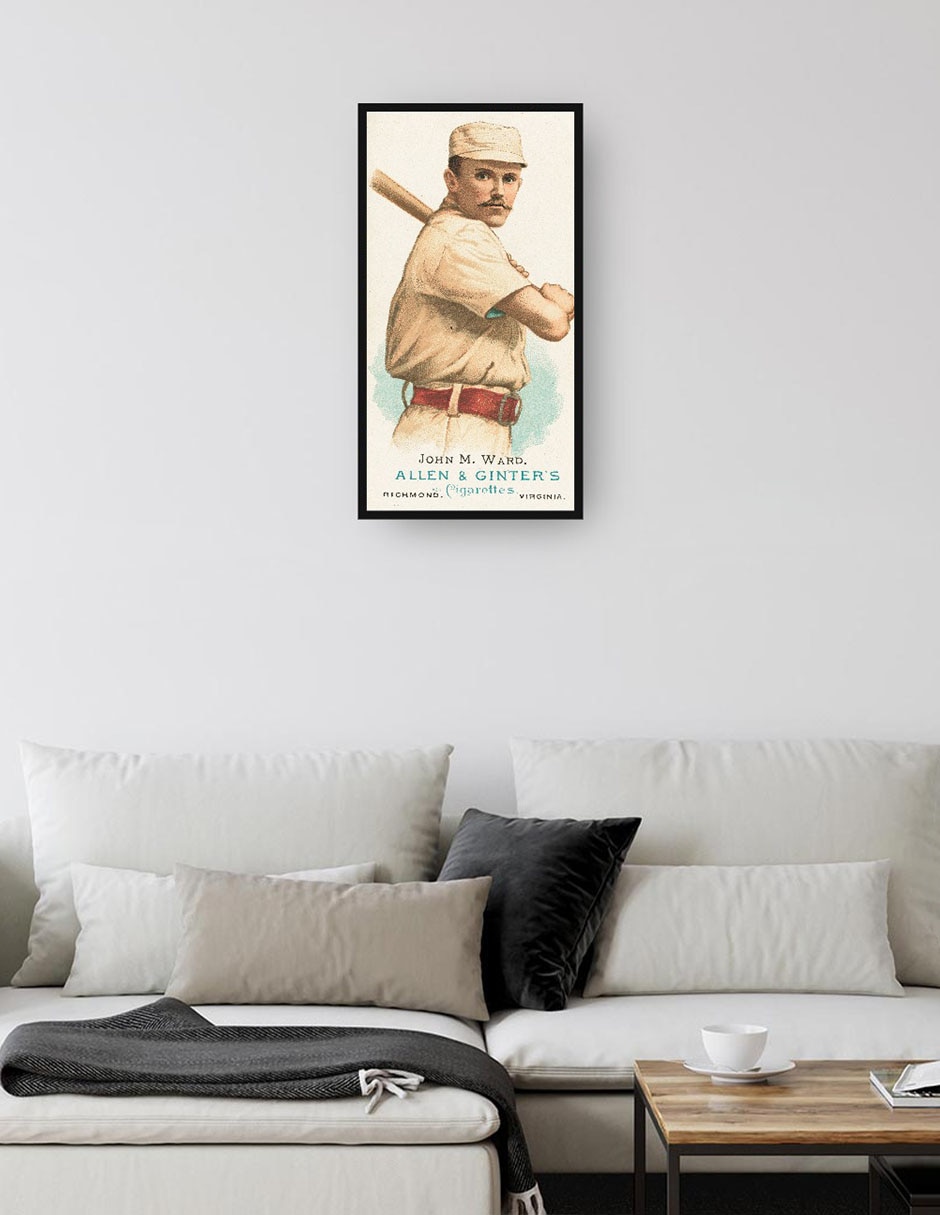 Cuadro decorativo técnica mixta Base Ball 4