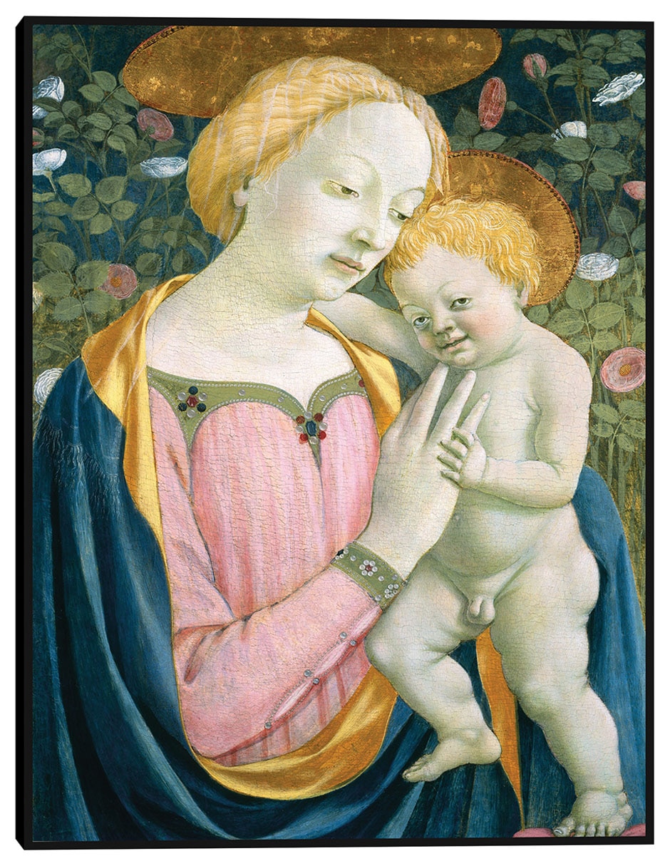 Cuadro decorativo La Virgen y el Niño c. 1445/1450 técnica mixta Vírgenes Cuadro decorativo La Virgen y el Niño c. 1445/1450 técnica mixta Vírgenes