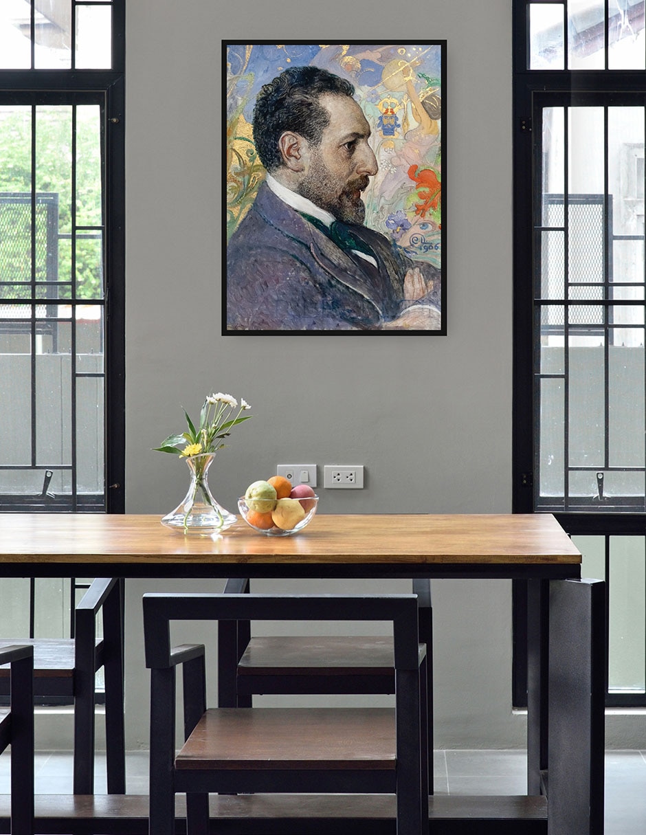 Cuadro decorativo técnica mixta Gente 4
