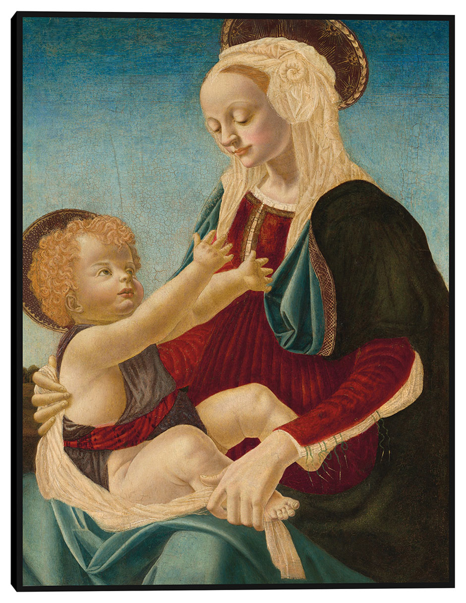 Cuadro decorativo La Virgen y el Niño c. 1470/1480 técnica mixta Vírgenes