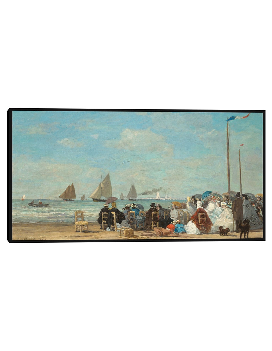Cuadro decorativo Escena de playa en Trouville técnica mixta Playas Cuadro decorativo Escena de playa en Trouville técnica mixta Playas