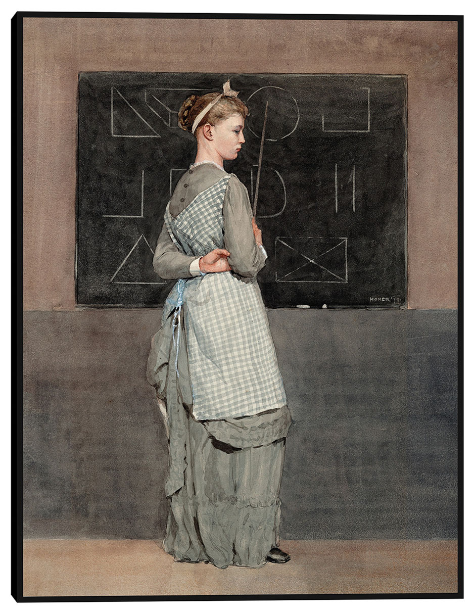 Cuadro decorativo Pizarra (1877) técnica mixta Gente