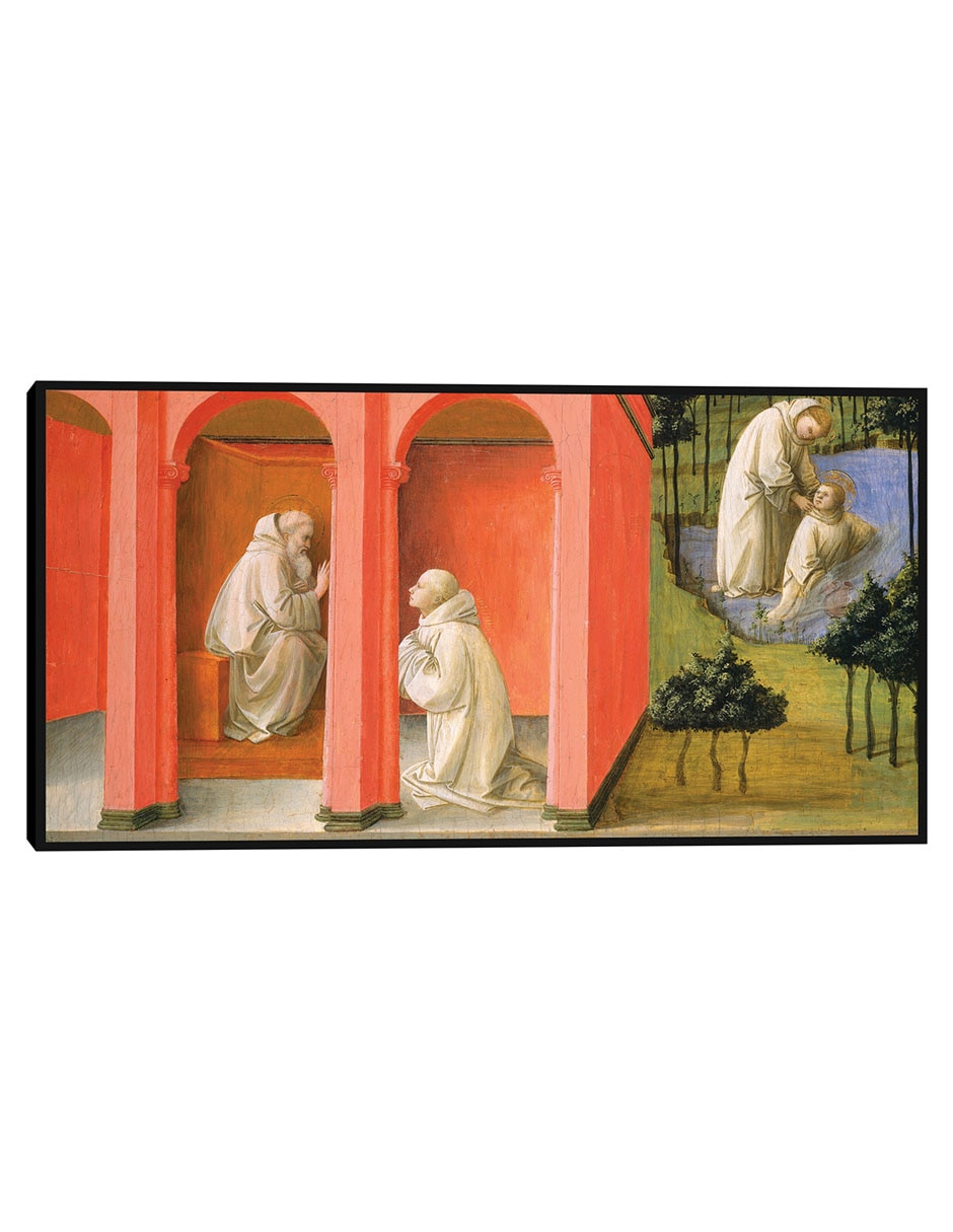 Cuadro decorativo San Benito Ordena A San Mauro Rescatar A San Plácido técnica mixta Figuras Celestiales Cuadro decorativo San Benito Ordena A San Mauro Rescatar A San Plácido técnica mixta Figuras Celestiales