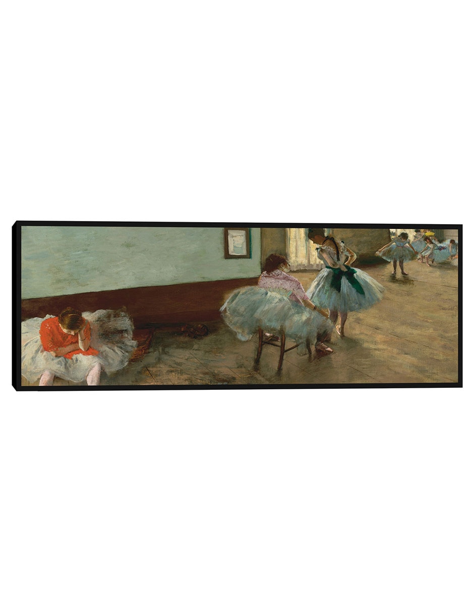 Cuadro decorativo La lección de danza, c. 1879 técnica mixta Danza Cuadro decorativo La lección de danza, c. 1879 técnica mixta Danza