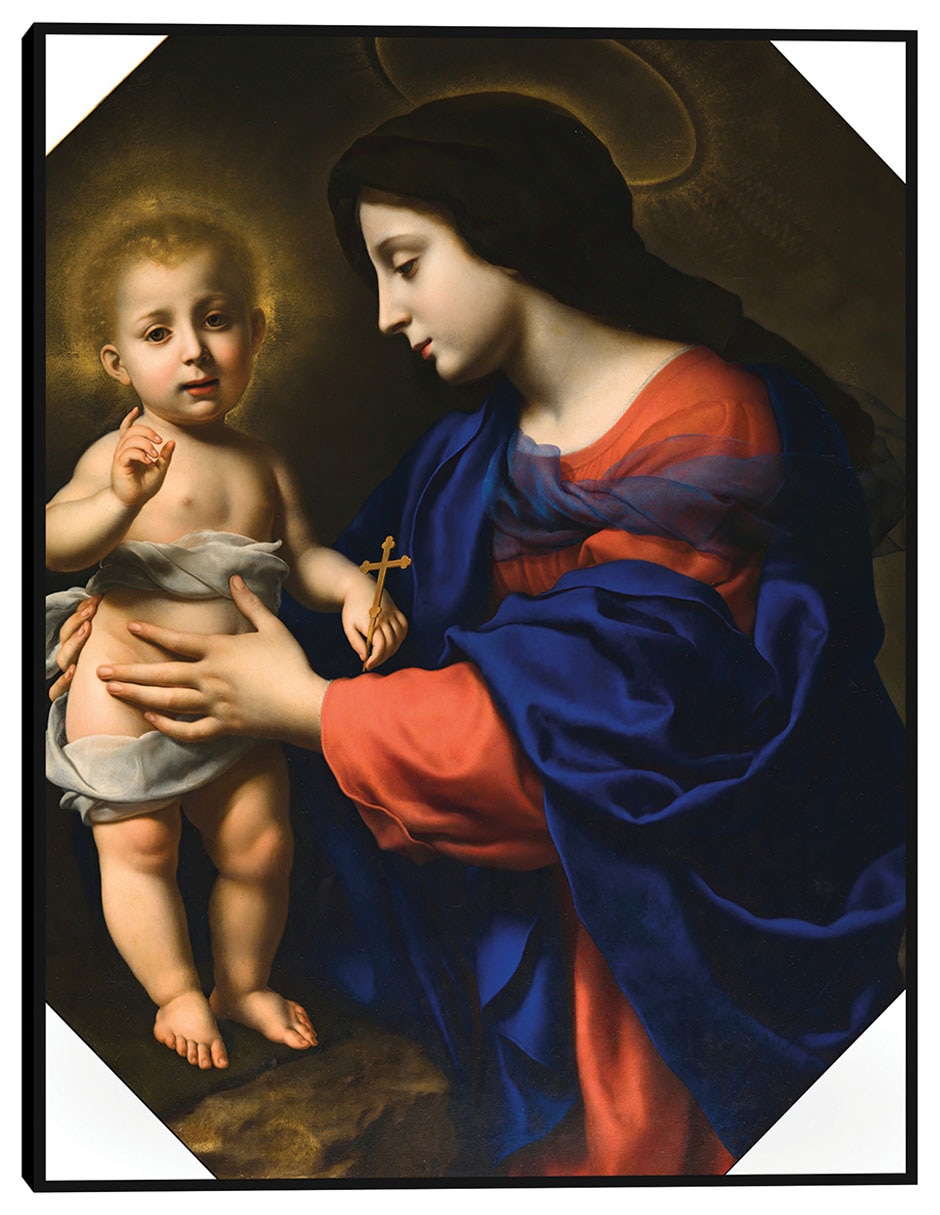 Cuadro decorativo La Virgen y el Niño (1651) técnica mixta Vírgenes Cuadro decorativo La Virgen y el Niño (1651) técnica mixta Vírgenes