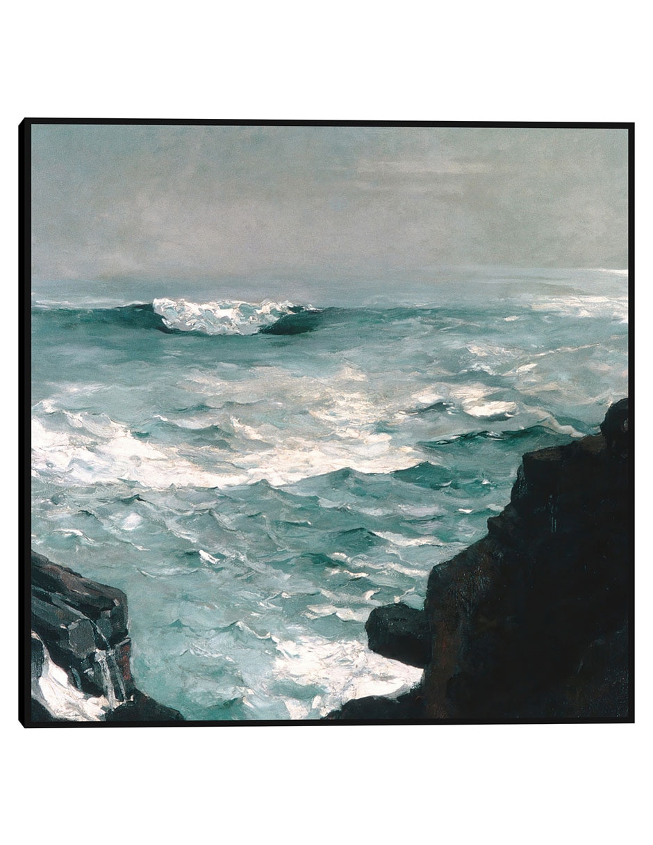 Cuadro decorativo Roca del cañón (1895) técnica mixta Playas Cuadro decorativo Roca del cañón (1895) técnica mixta Playas