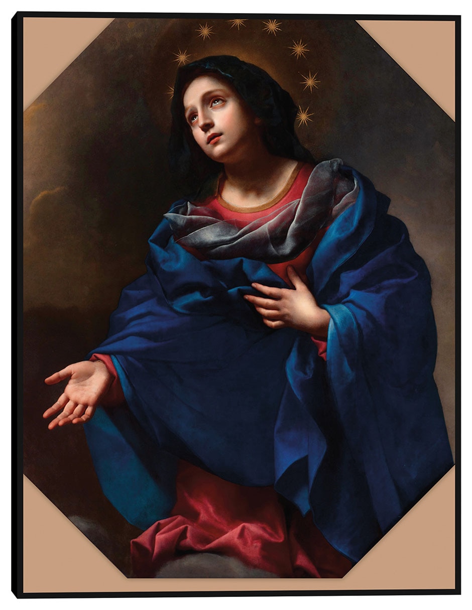 Cuadro decorativo Virgen en la Gloria (1665-1675) técnica mixta Vírgenes