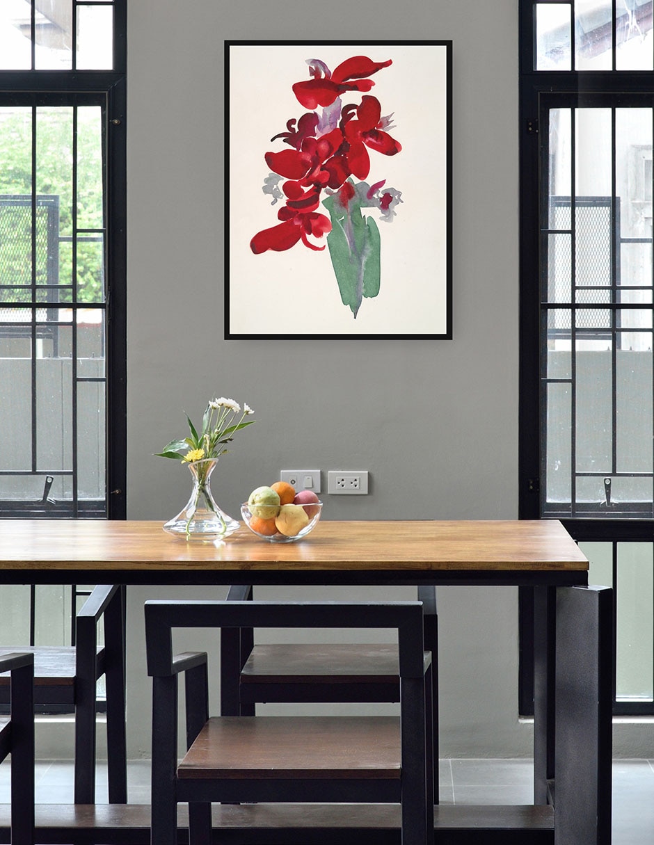 Cuadro decorativo Canna roja (1915) técnica mixta Floreros 4