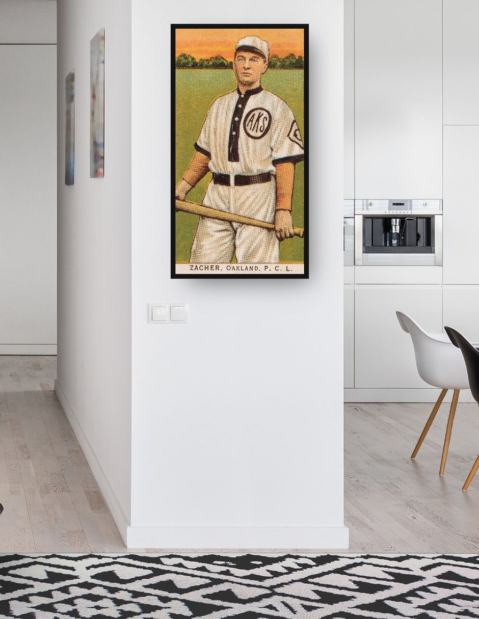 Cuadro decorativo técnica mixta Base Ball 4