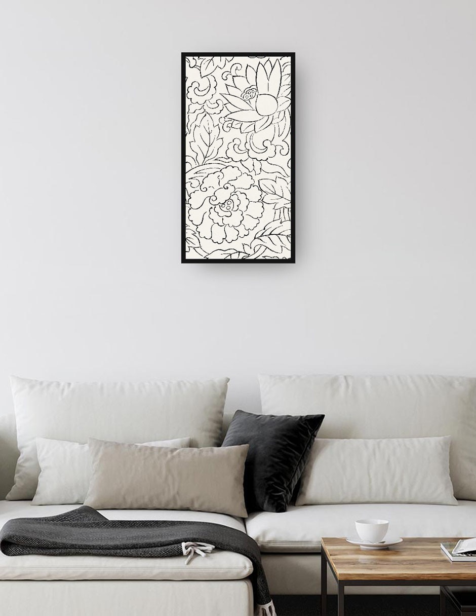 Cuadro decorativo técnica mixta Floración 4