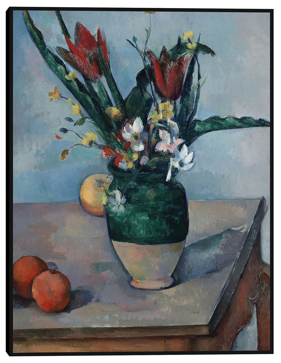 Cuadro decorativo El jarrón de tulipanes (c 1890) técnica mixta Floreros Cuadro decorativo El jarrón de tulipanes (c 1890) técnica mixta Floreros