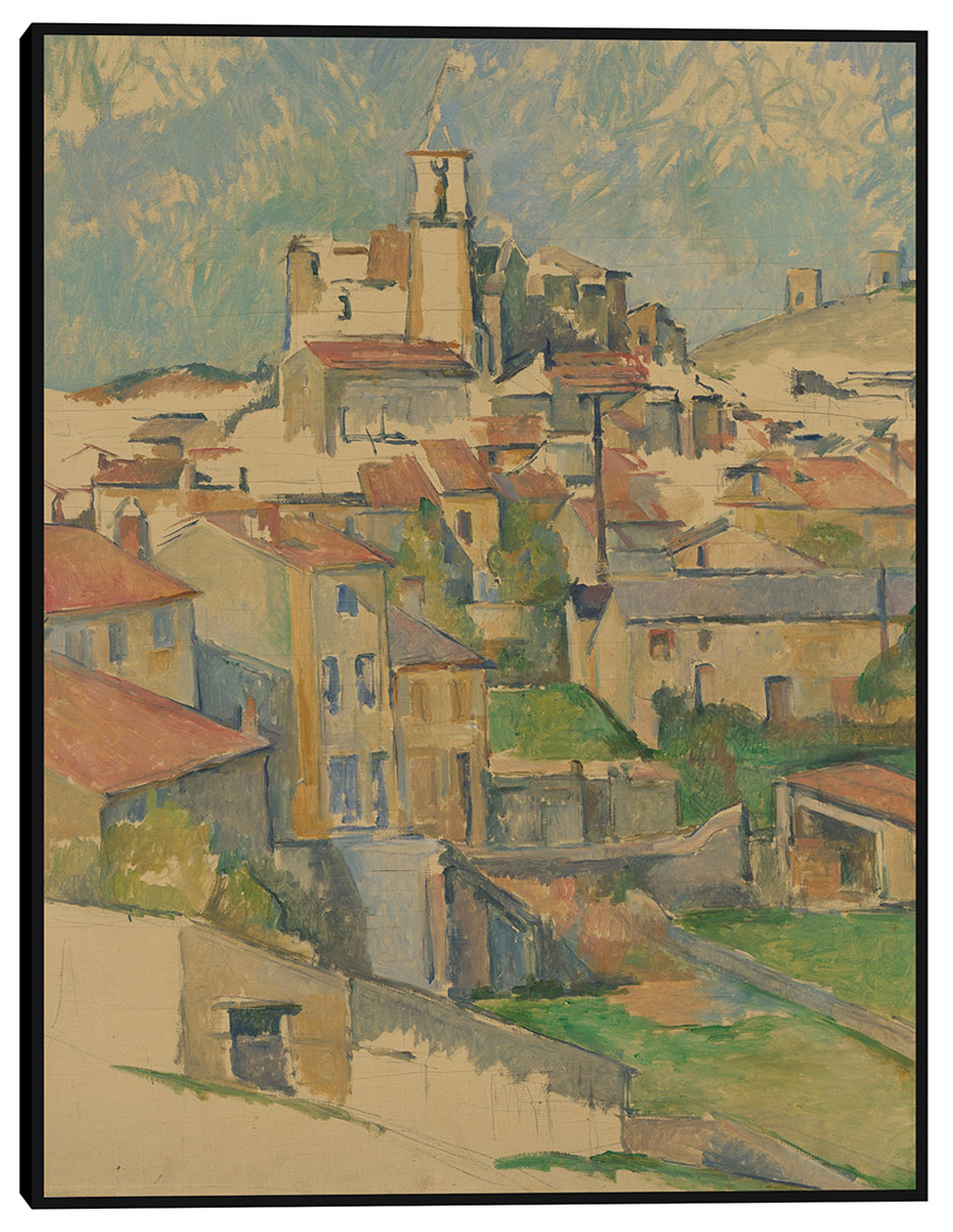 Cuadro decorativo Gardanne (1885-1886) técnica mixta Campos Cuadro decorativo Gardanne (1885-1886) técnica mixta Campos