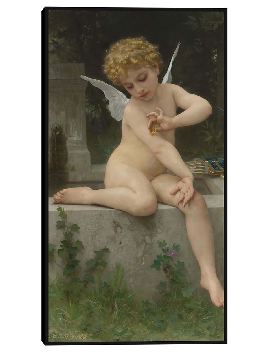 Cuadro decorativo Amor a la mariposa (1888) técnica mixta Ángeles Cuadro decorativo Amor a la mariposa (1888) técnica mixta Ángeles