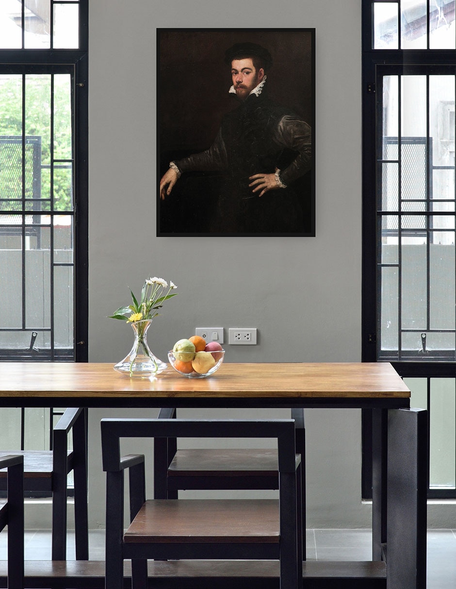 Cuadro decorativo Retrato De Un Caballero (Hacia 1554) técnica mixta Retratos 2