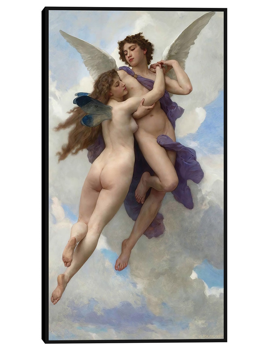 Cuadro decorativo Amor y psique (1899) técnica mixta Ángeles Cuadro decorativo Amor y psique (1899) técnica mixta Ángeles